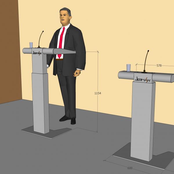 Freestanding lectern SYMPHONY